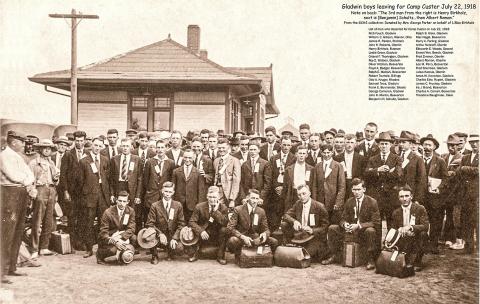 A LOOK BACK IN TIME | LEAVING FOR CAMP CUSTER 1918