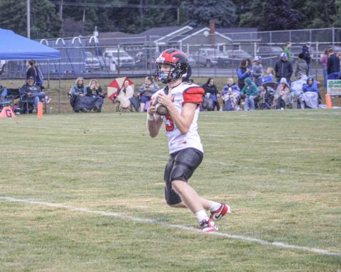 Kamdyn Avila and the Beaverton football team put up some points in Friday night’s season finale, but came up short at Houghton Lake.
