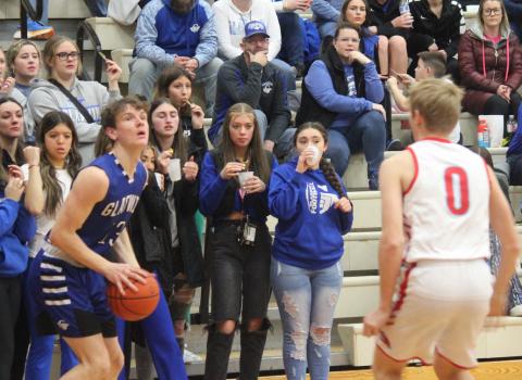 Gladwin boys varsity basketball outpace Harrison in 55-46 victory