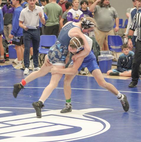 Kolten Greaves won the championship at 113 to help the Gladwin wrestling team place third at the Mio Thunderbolt Invitational Saturday.