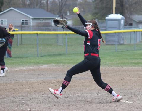 Beaverton pitcher Abby Northrup takes the mound for Beaverton.