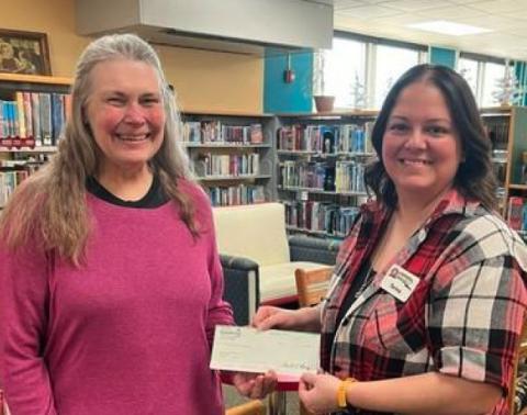 EASTERN STARS MAKE DONATION TO GCDL