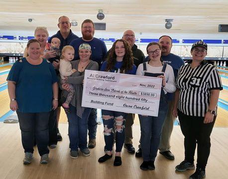 Al Crawford Bowling Fundraiser a success