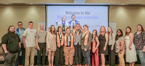 Mid Phi Theta Kappa Chapter inducts students