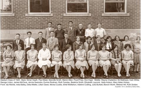 A LOOK BACK IN TIME | GLADWIN CLASS OF 1929