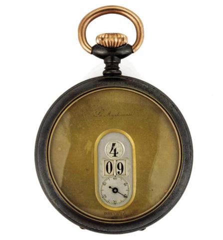 The first “jump hour” watch, which displayed the hour and minute as discrete digits, was invented in 1883.