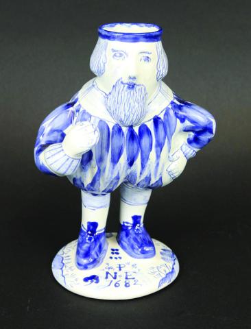 HenriotQuimperre-created a piece of pottery from the 1600s for collectors in the 20th century.