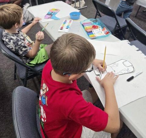 Gladwin Area Artist Guild Art Explorers camp a big hit