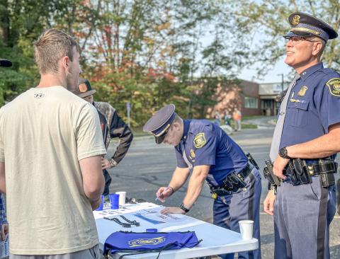 Students visited booths, connected with representatives, and explored career options during the 2024 Senior Focus event on Friday, September 13, at Mid Michigan College.