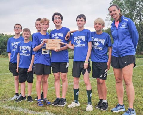 GJHS cross country compete at meets