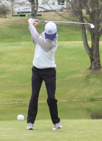 Collin Foster led the Gladwin golf team during a tough two-day tournament at Ferris State last week.