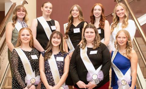 Miss Gladwin County contestants for 2025.