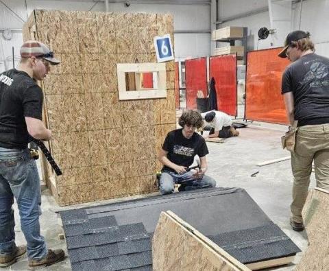 CLARE-GLADWIN CTE HOSTS ANNUAL STATE DEER BLIND COMPETITION