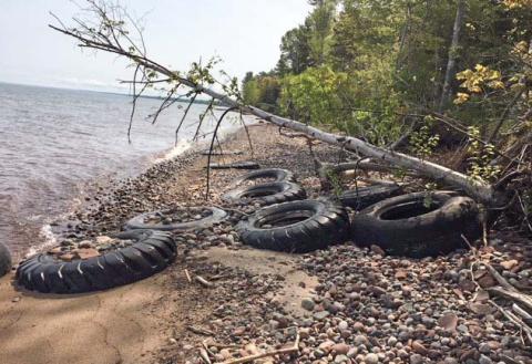 Thousands of tires hitting the roads may end up in them