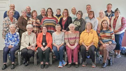 Pictured are few of the over 100 members of MARSP-Gladwin County Chapter gathered at the last meeting in 2024.