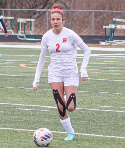 Emily Skotynsky and Beaverton picked up the first victory in program history Thursday when the Beavers beat Shepherd 2-0.
