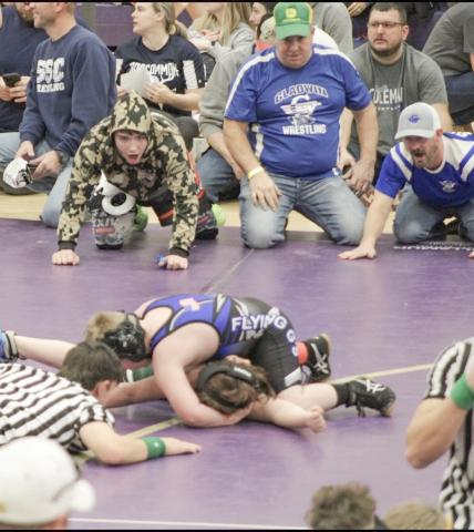 YOUTH WRESTLERS COMPETE AT EVENT