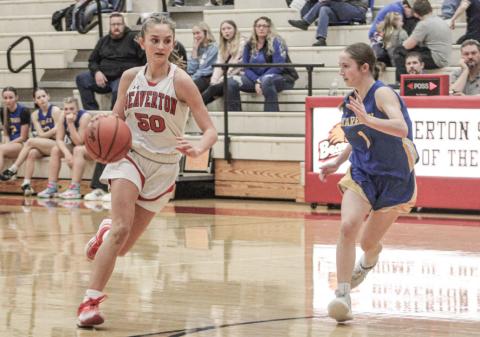 Myah Hubble had an All-Conference season as a freshman last year and will be back at point guard for Beaverton this season.