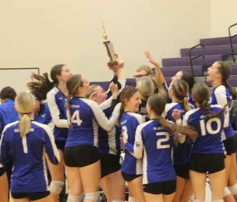 Undefeated Gladwin wins JPC volleyball title
