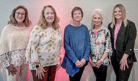 2024 Bra-La-La Committee members pictured left to right: Patti Regnery, Jaye Smith, Linda Lay, Daureen Pisano and Kelsey Killinger. The evening successfully raised more than $27,000 for the Breast Health Fund of MyMichigan Medical Center Gladwin.