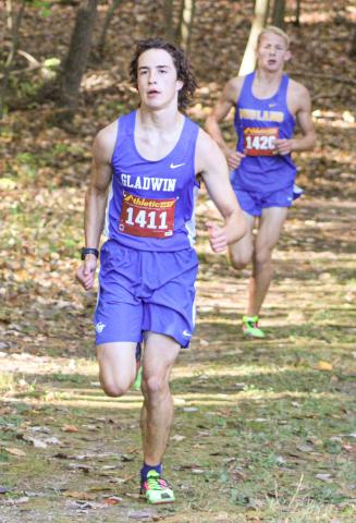 Myles Robinson returns to the Gladwin boys’ cross country team for his junior season after a big year last fall.
