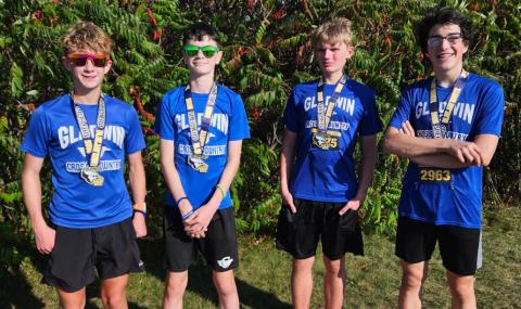 The Gladwin Junior High boys ran well against 17 other schools during the Shepherd Invite, with four runners bringing home medals.