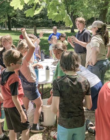 STUDENTS LEARN LESSONS IN CONSERVATION
