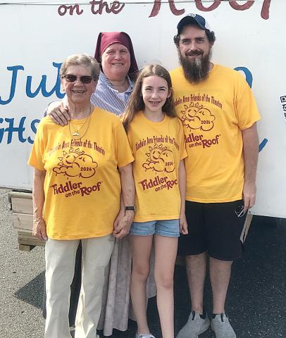 Pictured left to right are: Erika Langen, Monika Pfannes, Aurianna Pfannes, and Jon Pfannes.