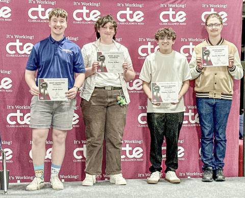 Digital Media students were celebrated during the May 6 awards ceremony, which highlighted students from 11 different CTE programs for their hard work, growth, and achievement throughout the year.
