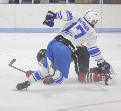 Braeden Guzman had two goals and an assist Friday night, but it wasn’t quite enough as Gladwin bowed out of the state tournament with a 5-4 loss to the FNV Griffins.