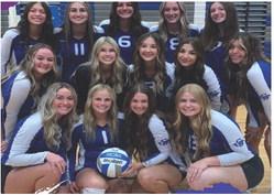Gladwin Volleyball beats Clare Pioneers on home court