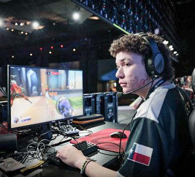 Pictured is Joseph “Lep” Cambriani, one of five Northwood Esports studentathletes who will be competing in the 2025 Esports World Cup in Saudi Arabia, at the 2025 Collegiate Esports Commissioners Cup in Arlington, Texas.
