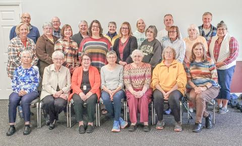 Pictured are a few of the over 100 members of MARSP-Gladwin County Chapter gathered at the last meeting in 2024.