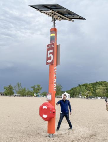 Web-enabled beach warning system takes beach safety to the next level