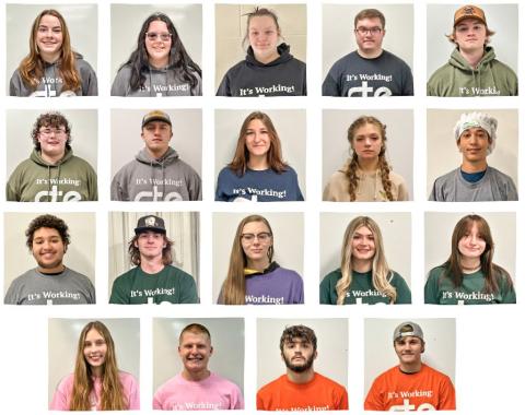 CTE Students of the Marking Period announced