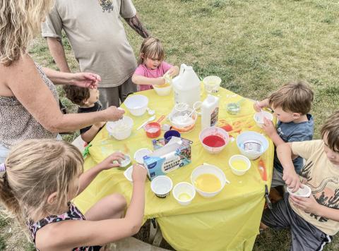 MESSTIVAL AT THE LIBRARY WAS A SMASH – AND A SPLASH, AND A SPLATTER!