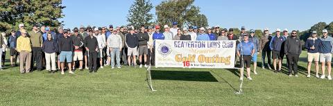 Beaverton Lions Club Annual Memorial Golf Outing held