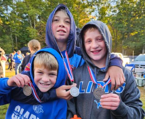 Gladwin Intermediate School medal winners from the Cedar Bend Invite.