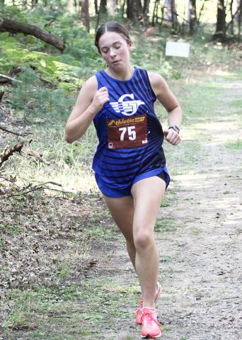 Vivian O’Callaghan placed 10th Saturday at the Oiler XC Invitational in Mount Pleasant to lead the pack for Gladwin.