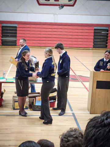 JONES COMPETES IN REGION VI FFA LEADERSHIP CONTEST