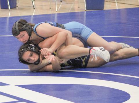 Abby Thume is one of four Gladwin wrestlers to qualify for the girls’ state finals, which will be held March 6-7 at Ford Field in Detroit.