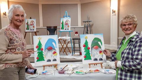 GAAG ART & APPETIZERS EVENT HELD