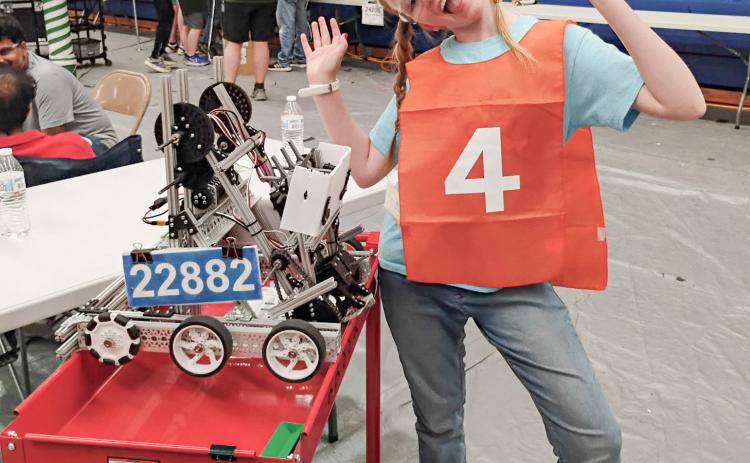 BEAVERTON STUDENT DOES THE ROBOT
