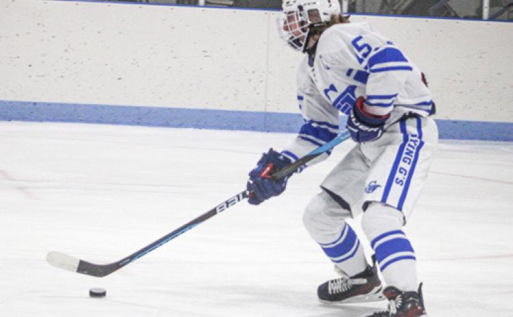 Treyton Siegert had two goals and two assists in Gladwin’s 4-2 regional semifinal victory.