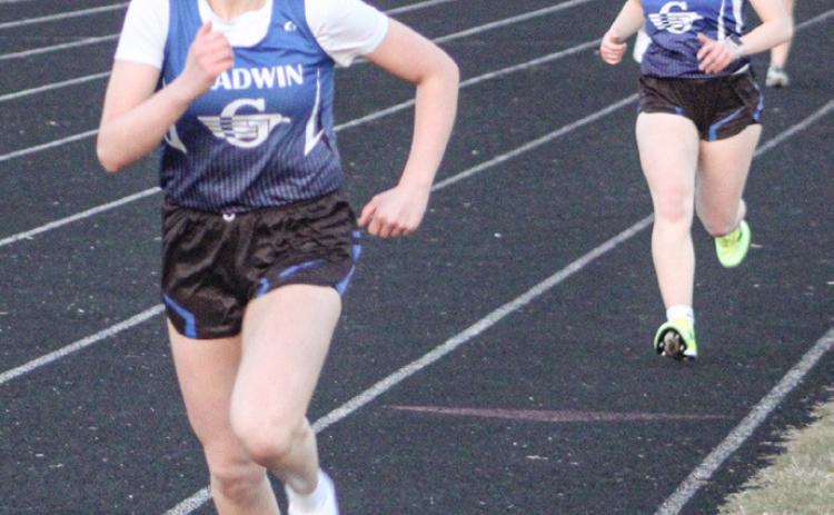 Liliana Gutierrez ran third in the 800 in an invitational at Pewamo-Westphalia last week to help Gladwin place second in the team standings.