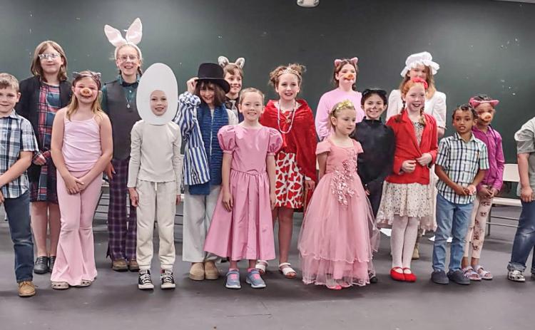 Pictured are GAFT summer theater workshop participants.