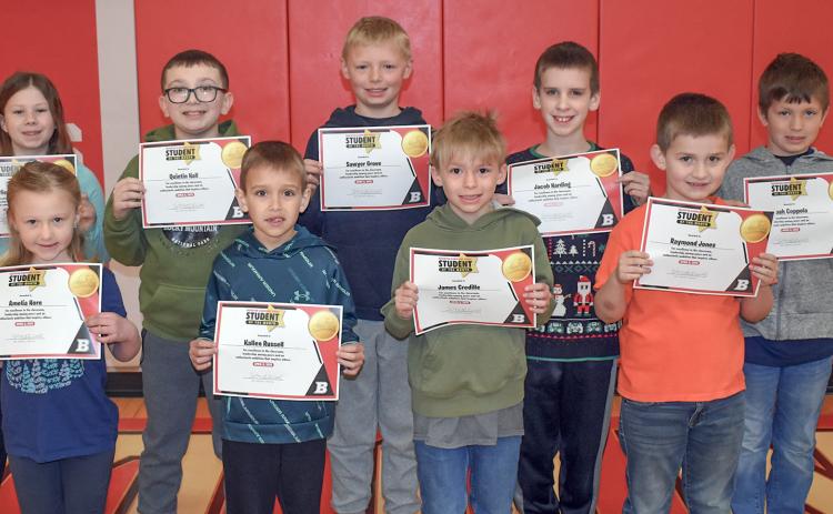 BES STUDENTS OF THE MONTH