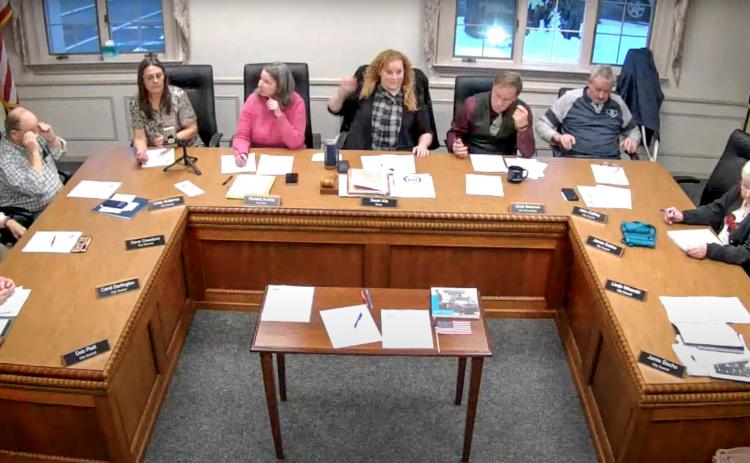 Gladwin City Council on January 16, 2025. YOUTUBE