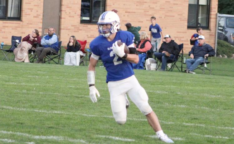 MJ McDonald scored the first touchdown of the game Friday night when Gladwin dropped a tough 28-20 decision to visiting Goodrich, the top-ranked Division 4 team in the state.
