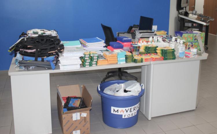 In preparation for the upcoming school year, Maverick Ford car dealership, located at 1435 W. Cedar Ave., held their annual “Back to School School” Supplies Drive. The drive gives students heading into the 2023/2024 school year new pencils, backpacks, and many other things needed in the classroom. “There’s no better investment in our future than with our kids,” the Maverick Ford Facebook page posted about the drive.
